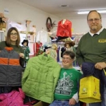 Kristen Rock & Rick Tuttle at United Way Coat Drive